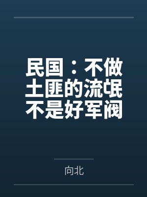 民国:不做土匪的流氓不是好军阀